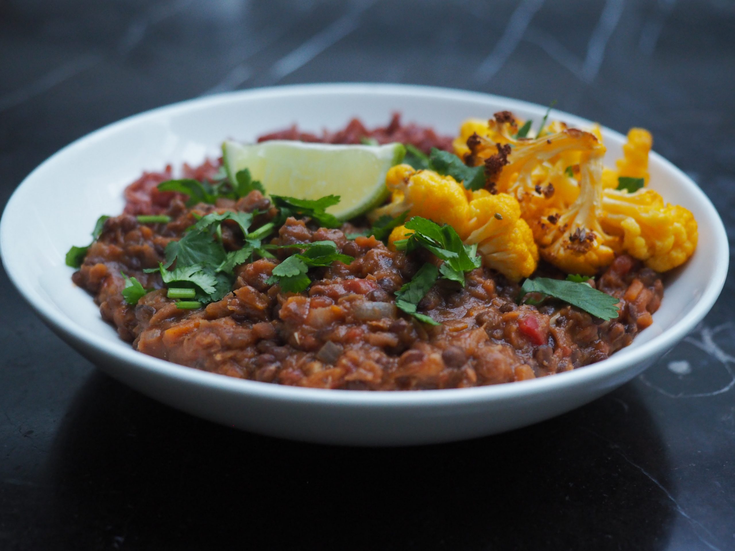 Coconut lentil dhal