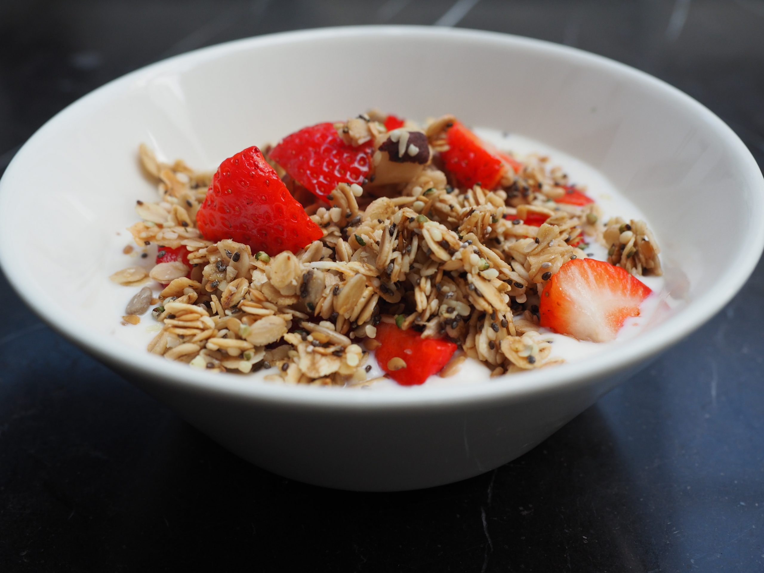 A healthier granola