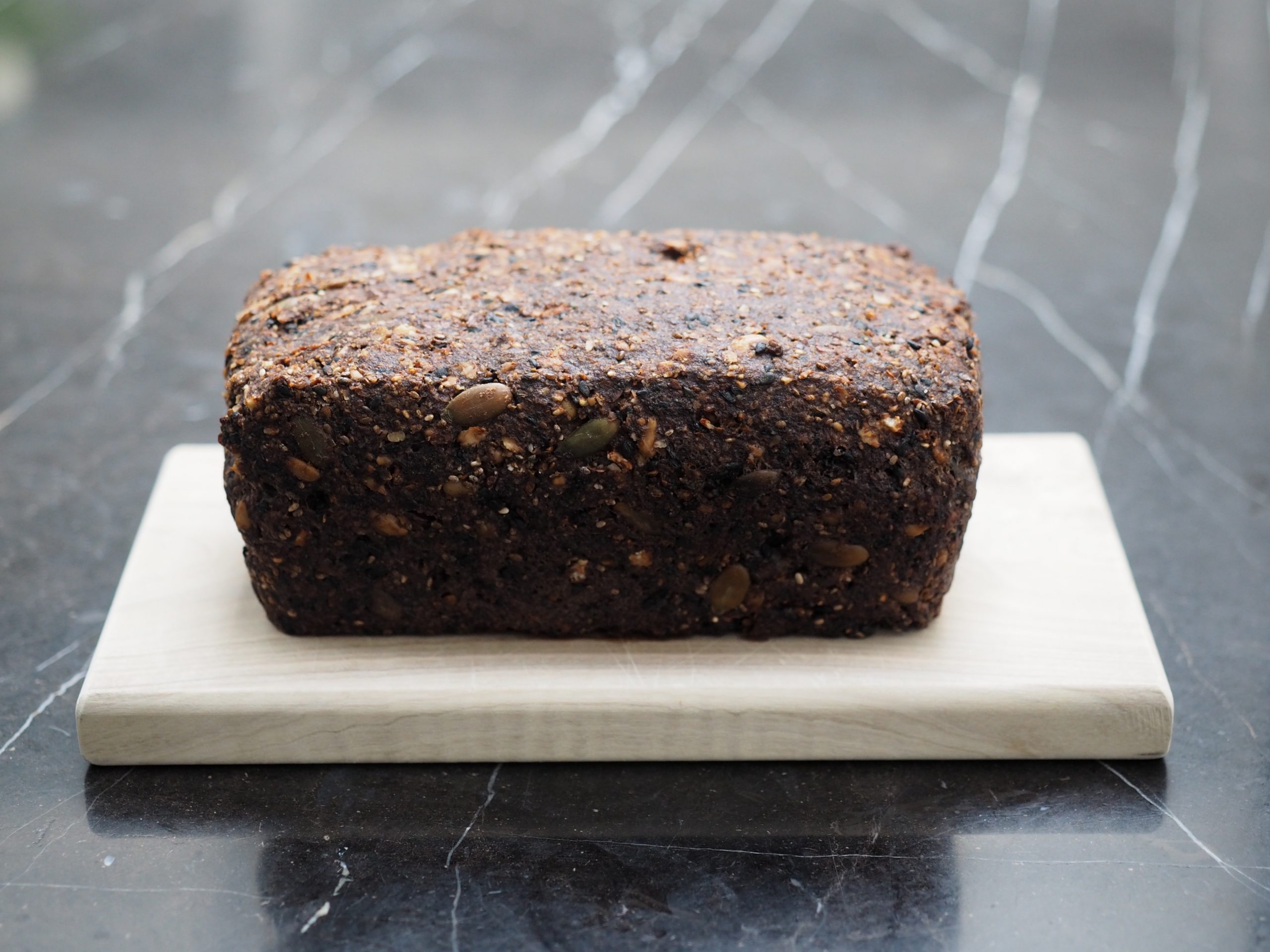 Seeded buckwheat bread