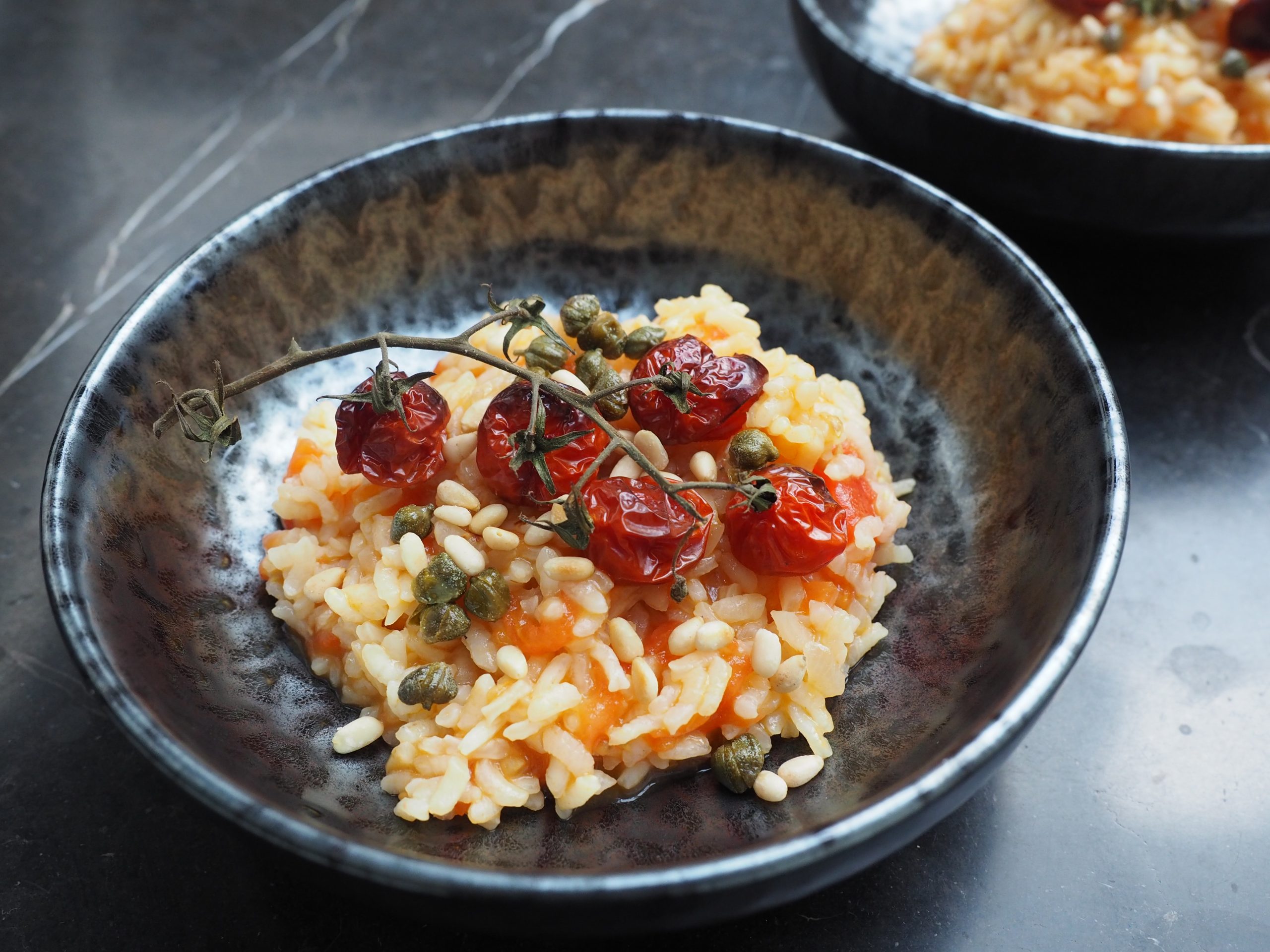 Tomato risotto recipe (vegan or vegetarian)