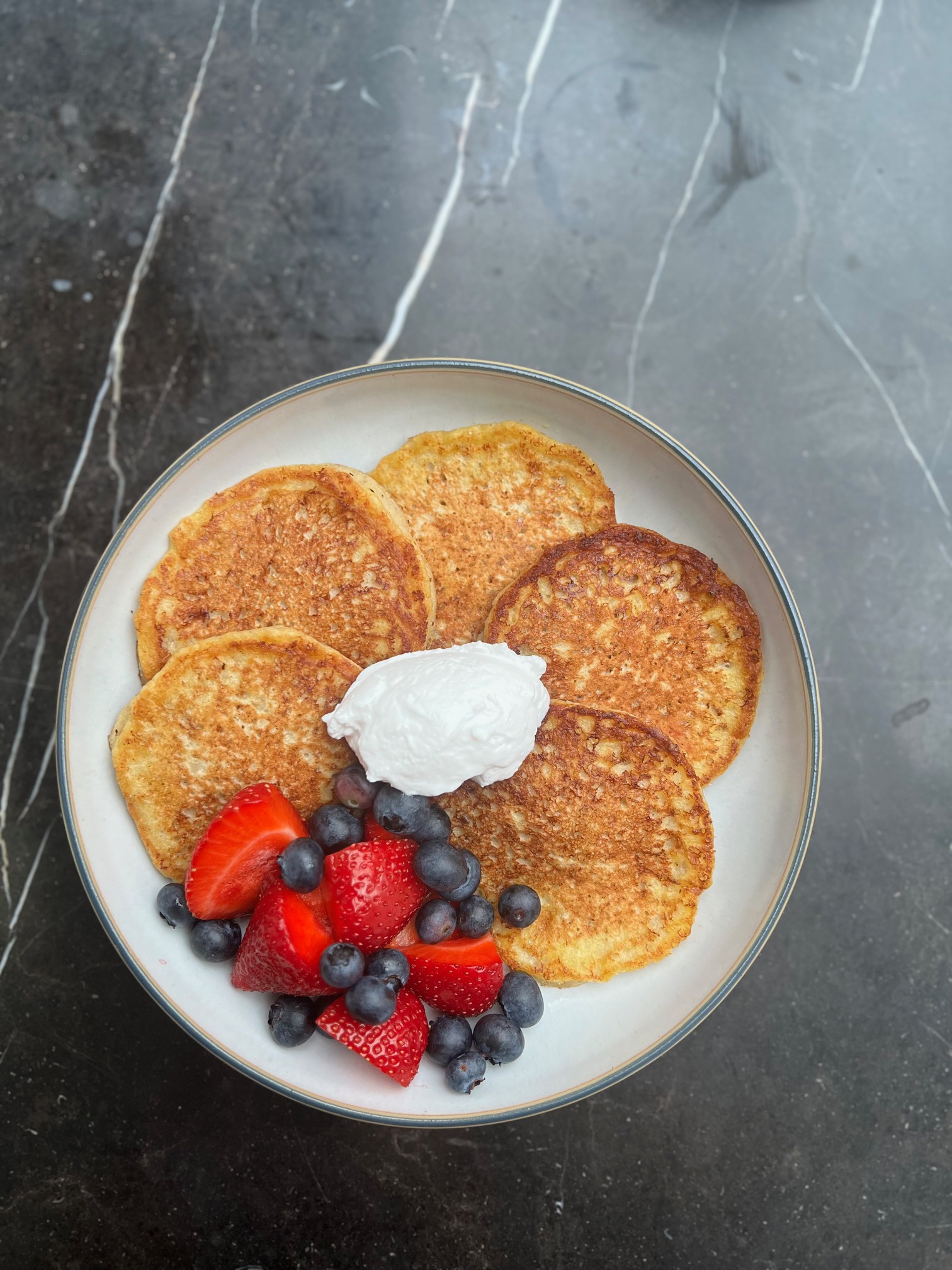 Gluten-free cottage cheese pancakes